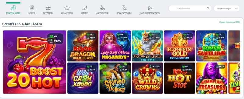 Ivibet Casino Játékok